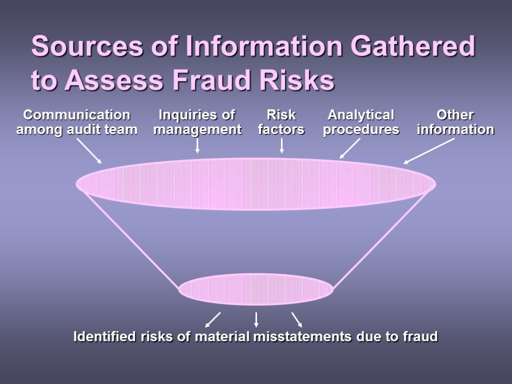 Sources of Information Gathered to Assess Fraud Risks